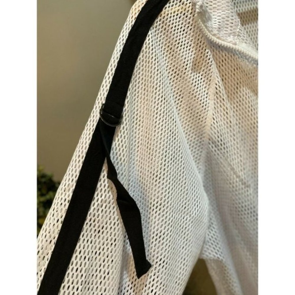 NEW LF The Brand Sheer Mesh Zip Up Track Jacket - Picture 8 of 11